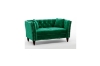 Picture of JERILYN Chesterfield Flared Arm Velvet Sofa Range (Green)