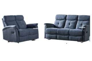 Picture of ETHAN Reclining Sofa Range in 3RR+2RR+1R - 2+3 Sofa Set