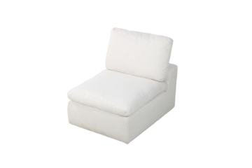 Picture of ALBERT Feather Filled Modular Sofa (Beige) - Armless Chair