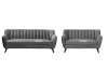 Picture of FINAL SALE! EVA 3+2+1 Velvet Sofa Range (Grey)