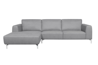 Picture of LINCOLN Fabric Sectional Sofa (Light Grey) - Left