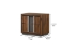 Picture of SANDRA  2-Drawer Bedside Table (Walnut)