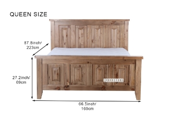 Picture of FRANCO Solid NZ Pine 4pcs combo in KING size