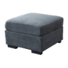 Picture of ARK  STEEL FRAME THREE SEATER SOFA WITH OTTOMAN IN GRAY