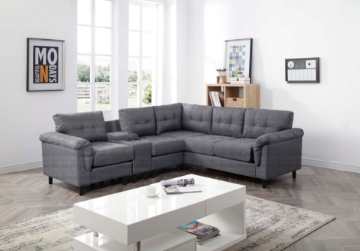 Picture of GUNNAR Reversible Sectional Sofa (Grey)