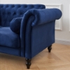 Picture of KENDRA 3+2 Steel Frame Chesterfield Sofa Range (Blue Velvet) - 3+2 Set