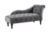 Picture of ZOE Velvet Flared Arm Chaise Lounge (Gray)