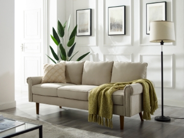 Picture of HALDERSON 3 Seaters Sofa (Beige)