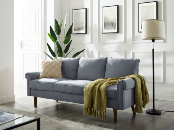 Picture of HALDERSON 3 Seaters Sofa (Gray)