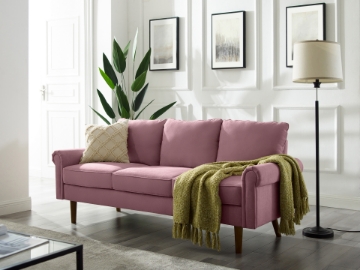 Picture of HALDERSON 3 Seaters Sofa (Pink)