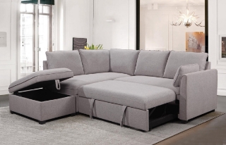 Picture of Parkland LHF Sectional Sofa with Pull-out Bed