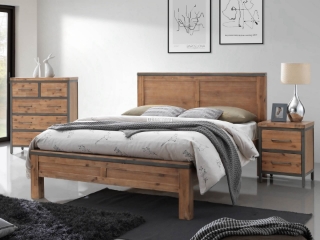 Picture of KANSAS BED FRAME IN KING SIZE (ACACIA WOOD)