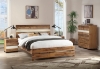 Picture of LEAMAN Acacia Wood Bed Frame in King Size