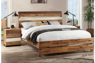 Picture of LEAMAN 5PC Acacia Wood Bedroom Combo Set - Queen
