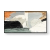 Picture of ABSTRACT ART #6 (Leisure)-- Framed Canvas Print Art  