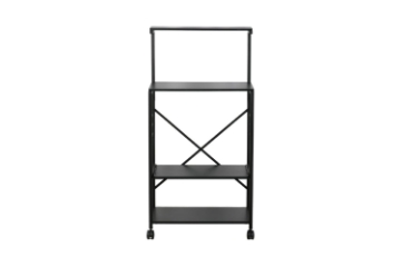 Picture of CARTER 4-Tier Shelf (Black) - (23.5"x47"x15.5")