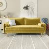Picture of MARYJANET Velvet Sofa Range (Goldenrod) - Final sale