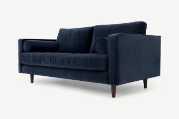 Picture of WALLUX Steel Frame Sofa Range--Sofa + Love Seat ( Blue)
