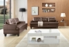 Picture of KNOLLWOOD SOFA SET IN BROWN AIR  LEATHER
