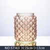 Picture of Brush Gold Pineapple Vase--#57363