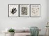 Picture of Black White Canvas Print Wall Art (31.5"x23.5")