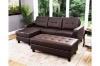 Picture of COLTON REVERSIBLE SECTIONAL SOFA/SOFA BED (BROWN)