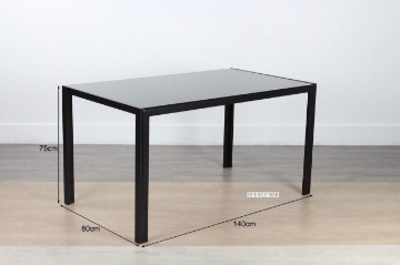 Picture of CANNES 7PC Dining Set (Black)