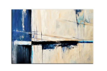 Picture of ABSTRACT ART (ILLUSION II) - Frameless Canvas Print Wall (120cm x 80cm)