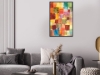 Picture of UNTITLED 1914 by Paul Klee - Black Framed Canvas Print Wall Art (39.5"x31.5")