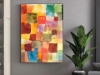 Picture of UNTITLED 1914 by Paul Klee - Black Framed Canvas Print Wall Art (39.5"x31.5")