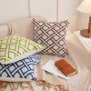 Picture of Geometric jacquard fabric Pillow Cushion with Inner Assorted 45X45cm - Cushion 64129