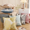 Picture of PALM LEAVES 3D JACQUARD PILLOW CUSHION WITH INNER - CUSHION 70084 GREEN 40x60CM