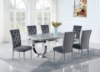 Picture of PHILIPE 71 inches High Gloss Faux Marble Dining Table