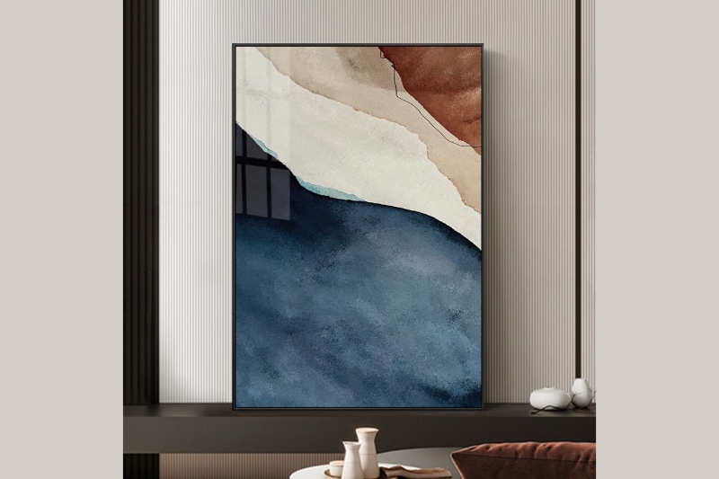 Picture of ABSTRACT ART #2-- Framed Canvas Print Art  