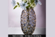 Picture of Large Gold Prism Table Vase--#57284