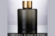 Picture of Large Smoked Grey with Gold Top Table Vase--#12031