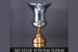 Picture of Medium Amber Glass Decorative Vase--#10116