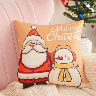 Picture of Christmas Pillow Cushion with Inner Assorted 45x45cm - Cushion 42361 Yellow