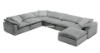 Picture of FEATHERSTONE Feather-Filled Modular Sofa Set  - (3x) Corner + (3x) 1.5 Seat Armless + (1x) Ottoman