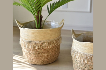 Picture of JUTE Rope Flowerpot/ Plant Basket/ Storage Basket Assorted Sizes