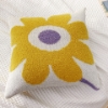Picture of DAISY FLORAL Style Square Jacquard Cushion with Inner (45cm x 45cm)
