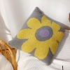 Picture of DAISY FLORAL Style Square Jacquard Cushion with Inner (17.5"x17.5")