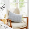 Picture of TASSEL HAND-KNITTED Rectangular Cushion with Inner (14"x21.5")