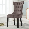 Picture of JORDAN Tufted Winged Back Dining Chair (Taupe)