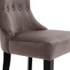 Picture of JORDAN Tufted Winged Back Dining Chair (Taupe)