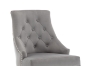 Picture of DARCY Velvet Dining Chair with Wooden Legs (Gray)