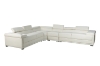 Picture of MAXWELL SECTIONAL AIR LEATHER SOFA (WHITE)