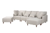 Picture of BRAYLAND SECTIONAL MODULAR FABRIC SOFA (LIGHT GRAY) 