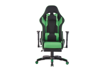 Picture of APOLLO Faux Leather Gaming Chair with Footrest (Green)