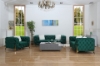 Picture of MANCHESTER  3+2+1 Button-Tufted Velvet Fabric Sofa Range (Green)